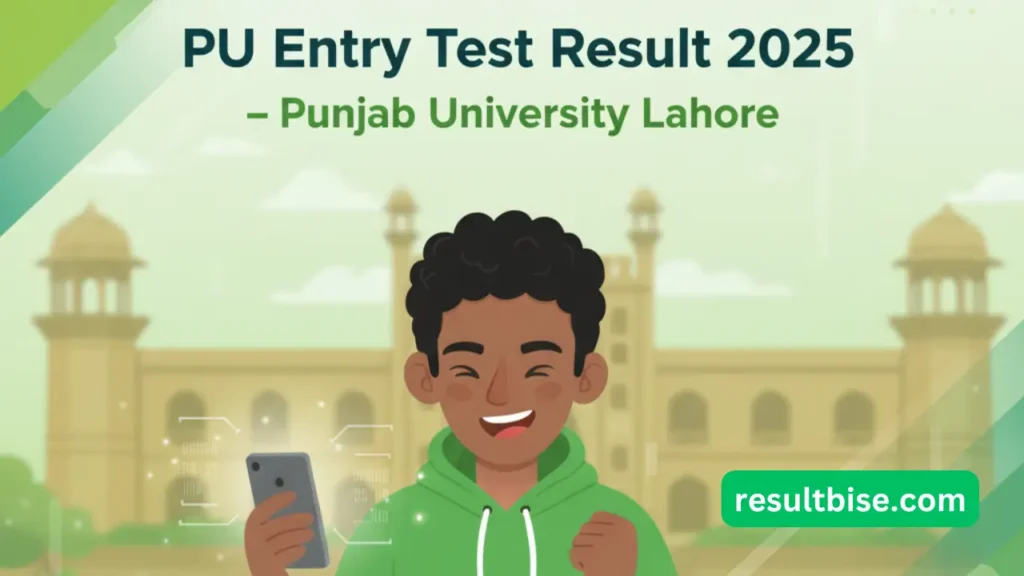 PU Entry Test Result 2025