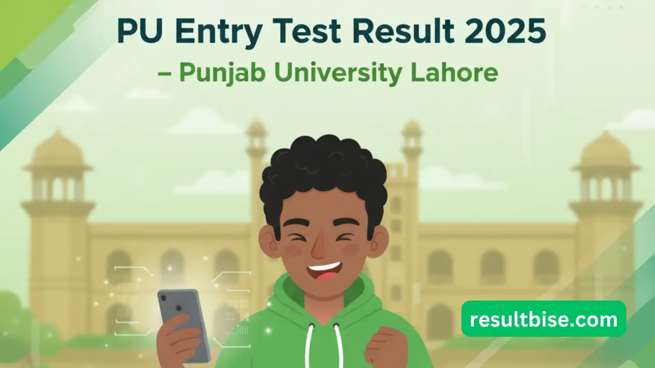 PU Entry Test Result 2025